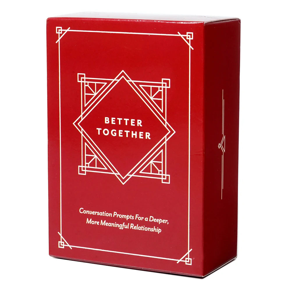 BETTER TOGETHER Honest Conversation Starter Couple Games 100 Romantic Deep Couple Questions Card Games Date Night Game Ideas