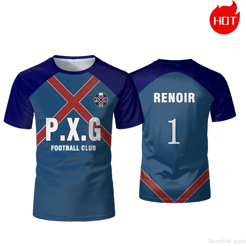 Blue Locker Room Anime Daily Streetwear T-shirt Soccer Jersey Boys Clothes Girls Short Sleeve Harajuku Cosplay Graphic Tees