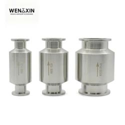 KF16 KF25 KF40 KF 50304 Stainless Steel Vacuum Check Valve KF Check Valve Exhaust Check Valve Vacuum Pump Check Valve