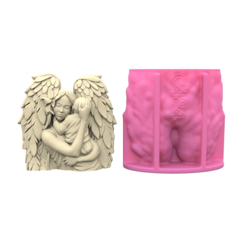 

Angel Silicone Molds Epoxy Resin Mold DIY Scented Mold Table Ornament Making Tool for Making Craft Supplies