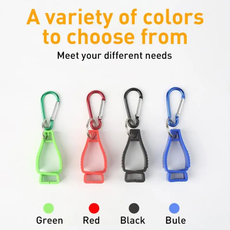 

5Pcs Outdoor Protective Gloves Clip Mountaining Multi-purpose Safety Work Gloves Anti-drop Hook Clip Portable Labor Work Devices