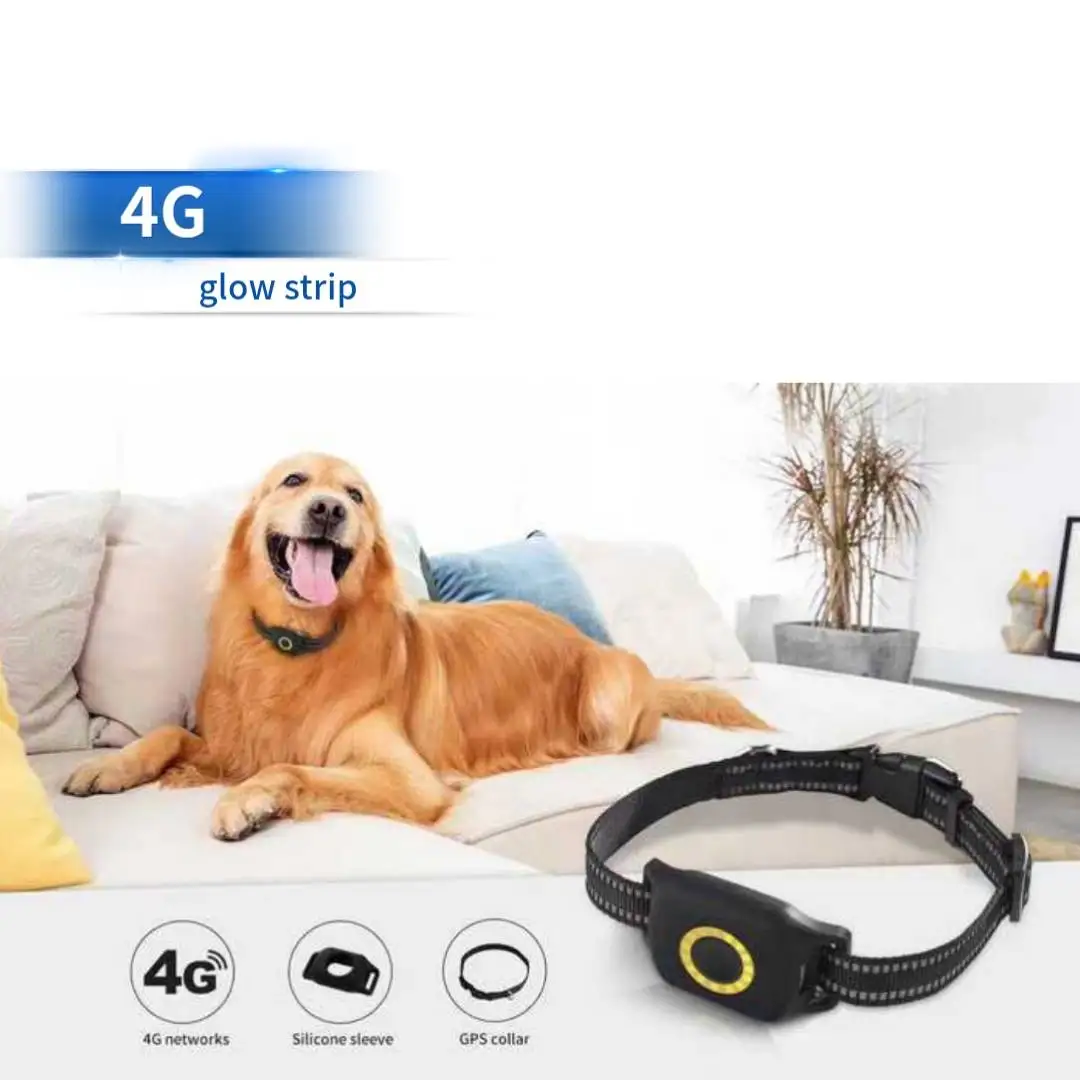 

Upgrade 4G GPS Smart Pet Collar Waterproof WiFi Dog Necklace for Dogs and Cats Tow Truck Pet Tracker Necklace