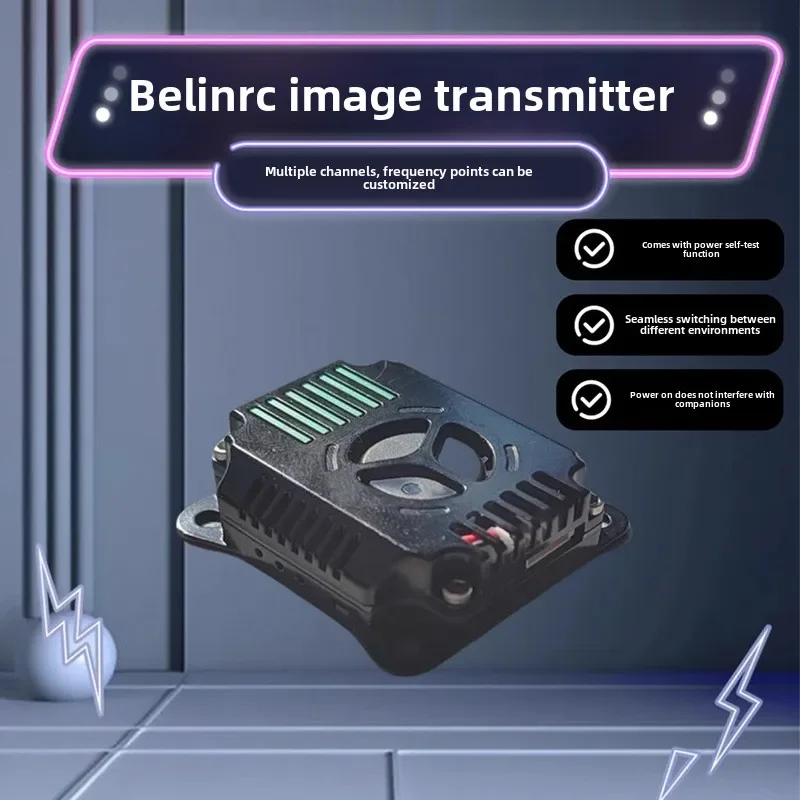 

BelinRC VTX Image Transmission Transmitter 5.8G 3W FPV High Power Long-distance Voyage Time Traveling Aircraft 72CH Accessory
