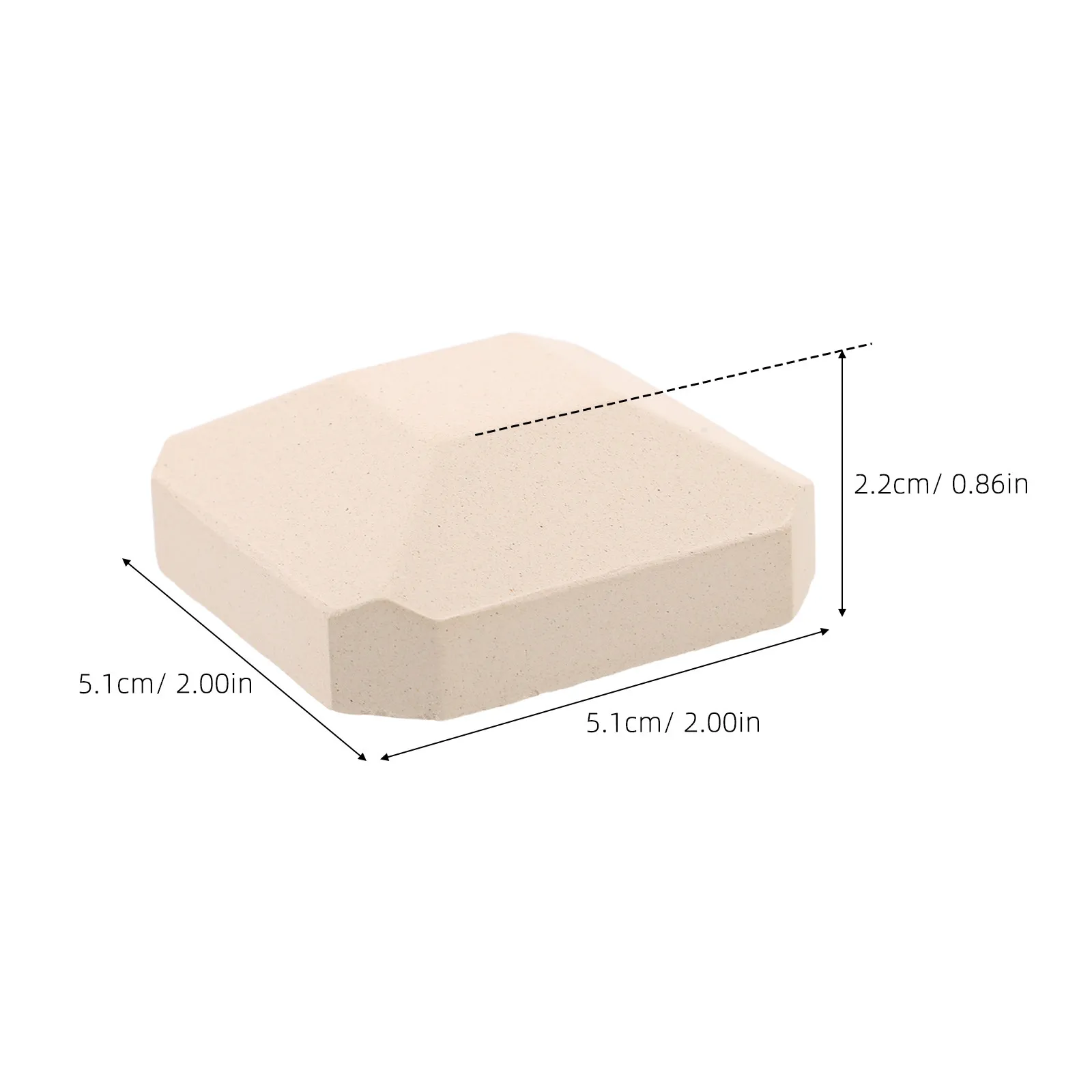 8Pcs Ceramic Grill Tiles for Gas Bbq Heat Retention Briquettes 2x2in Reusable Ceramic Heat Diffuser Blocks Replacement Lava