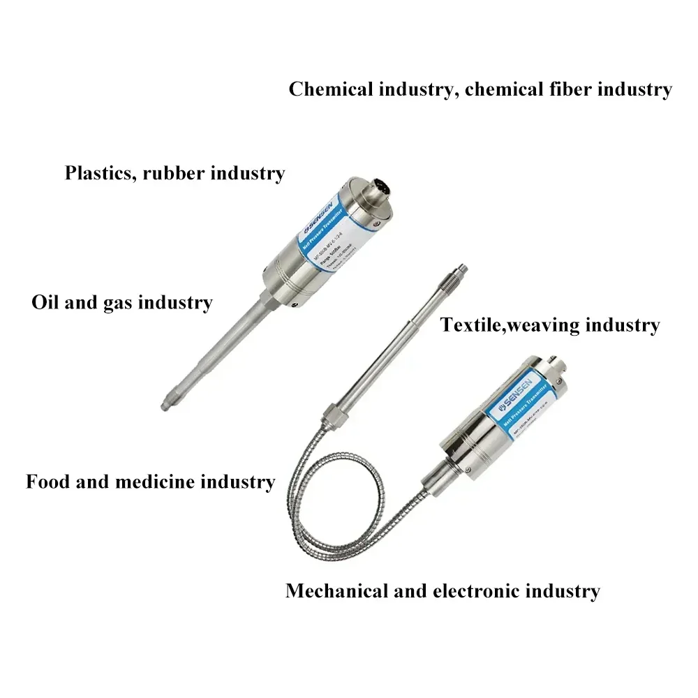 Высокотемпературный датчик давления расплава для резиновых пластиковых экструзионных машин, оптовая продажа с фабрики, датчики давления