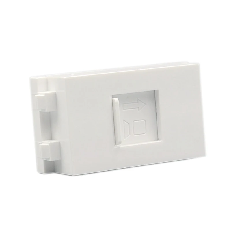 Sliding Door Slot Socket Blank Spacer Empty Modules For Insert 1 RJ45 LAN Network Keystone Connector Plug