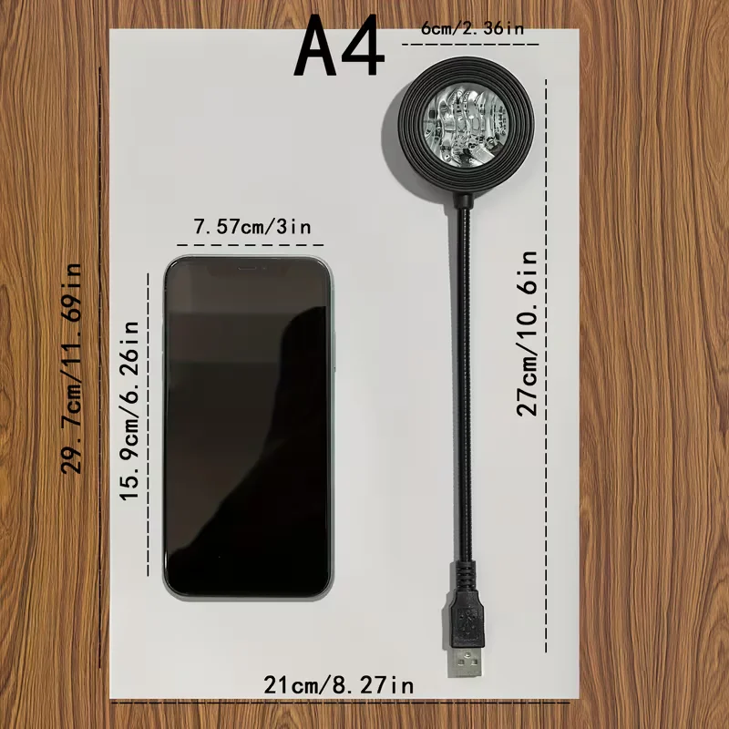 Aurora Atmosphere Light Multi-Position Adjustable Aurora Background Atmosphere Light Indoor Party Aurora Atmosphere Night Light