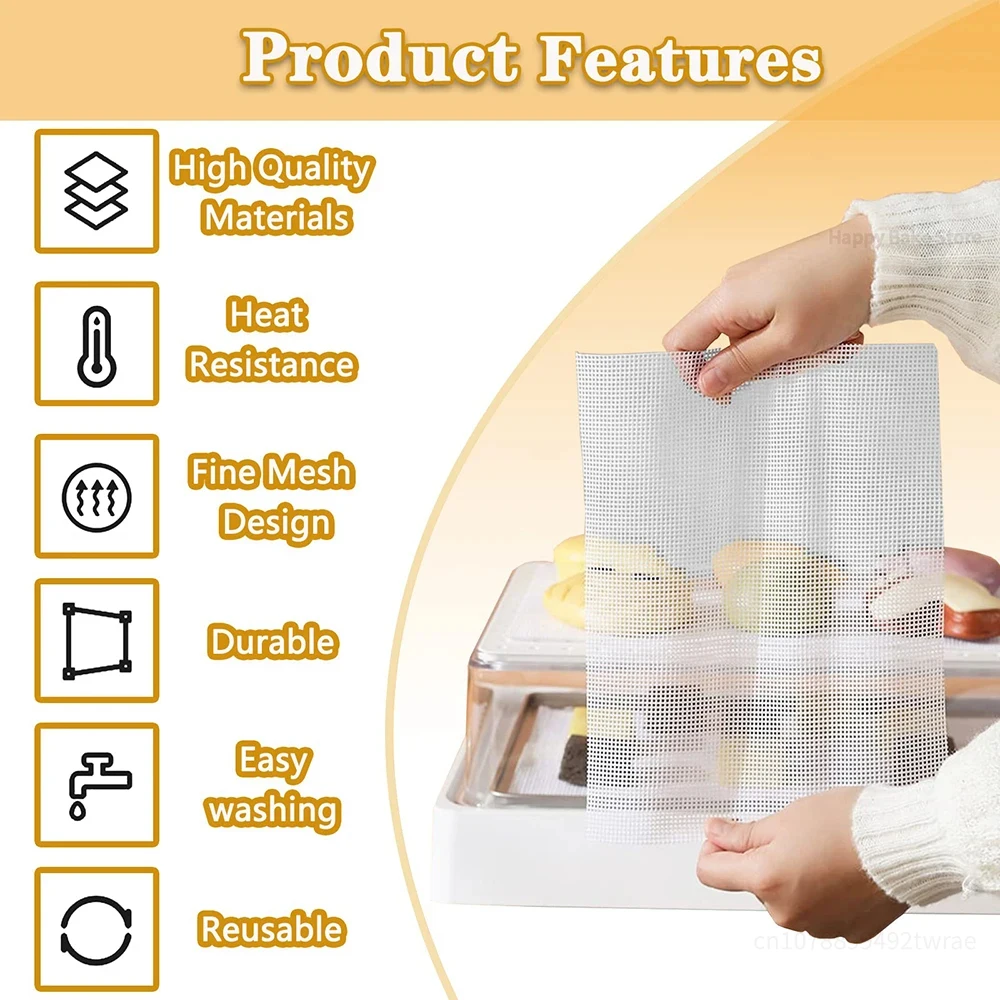 10Pcs Silicone Steamer Non-Stick Pad Dumplings Mat Reusable Steam Buns Kitchen Baking Pastry Dim Sum Mesh Cooking Steaming Cloth