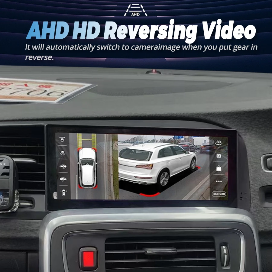 Android 13 Car Multimedia Auto Video Player For Volvo S60 V60 2011 - 2019 8.8Inch Touch screen GPS DSP Stereo CarPlay Head Unit