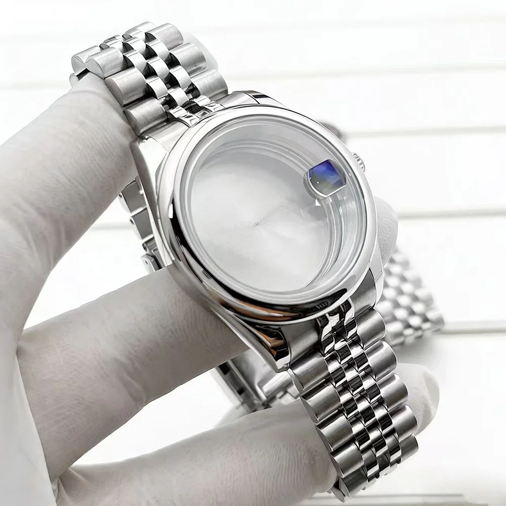 

36mm/39mm stainless steel case with waterproof sapphire glass, compatible with Nh35 and Nh36 movement watches, accessory set