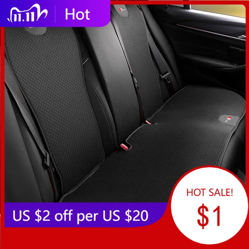 

2025 Горячая автомобильная подушка для сиденья из ледяного шелка, дышащая защитная накладка для интерьера автомобиля для Audi Sline S6 A1 A3 A4 A5 A6 A7 A8 Q1 Q2 Q3 Q5 Q6