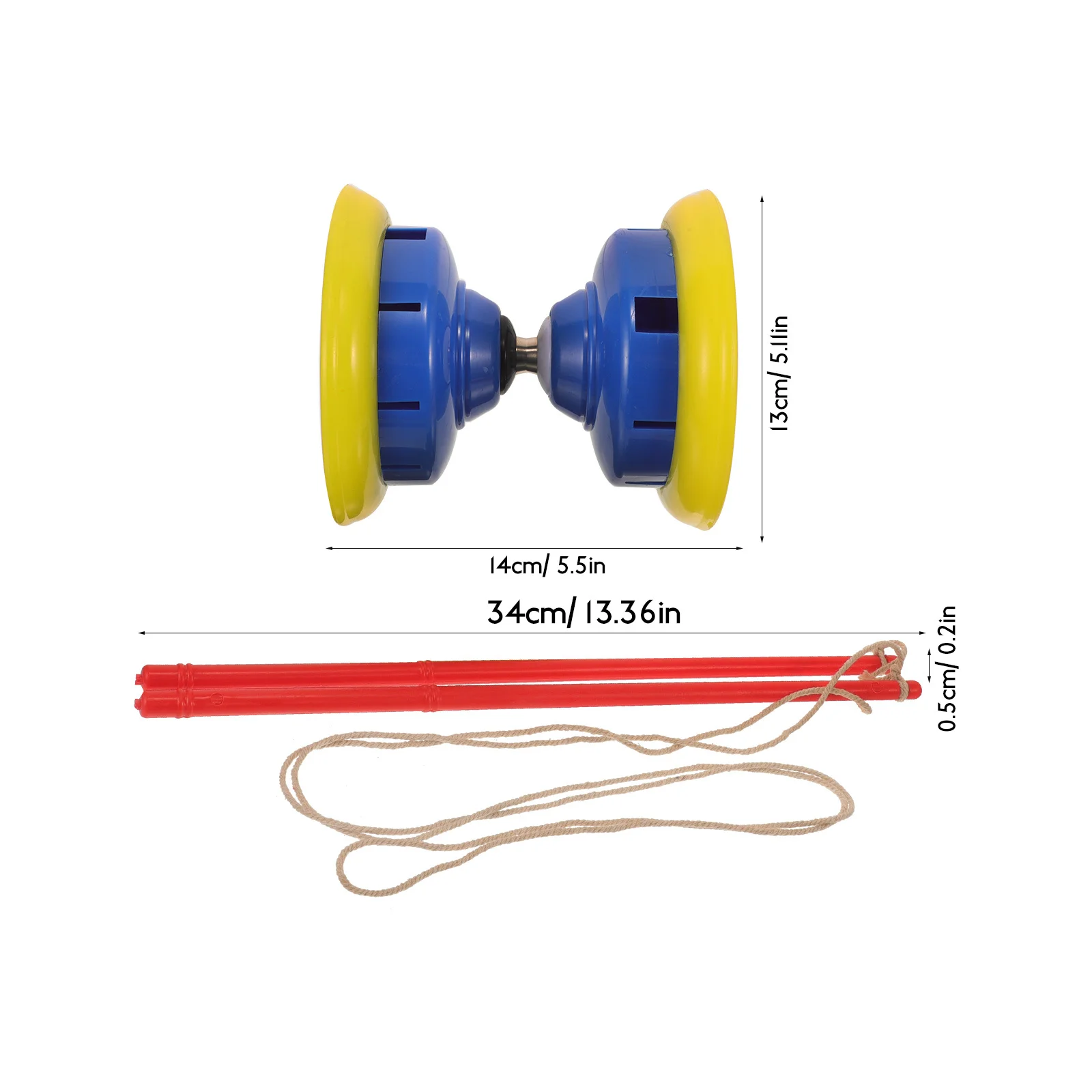 เกมดิอาโบโลจี๋จีนสามลูก สำหรับเด็ก ผู้ใหญ่ ผู้เริ่มต้น มืออาชีพ ฝึกทักษะการเล่น ออกกำลังกาย ของเล่น ใช้ซ้ำได้ ลูกกลิ้งลื่นไหล