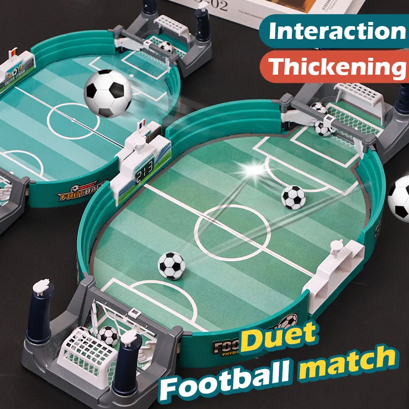 Double Player Battle Table Football Table Interactive Toy for Children Fun Competitive Field Game Home Entertainment