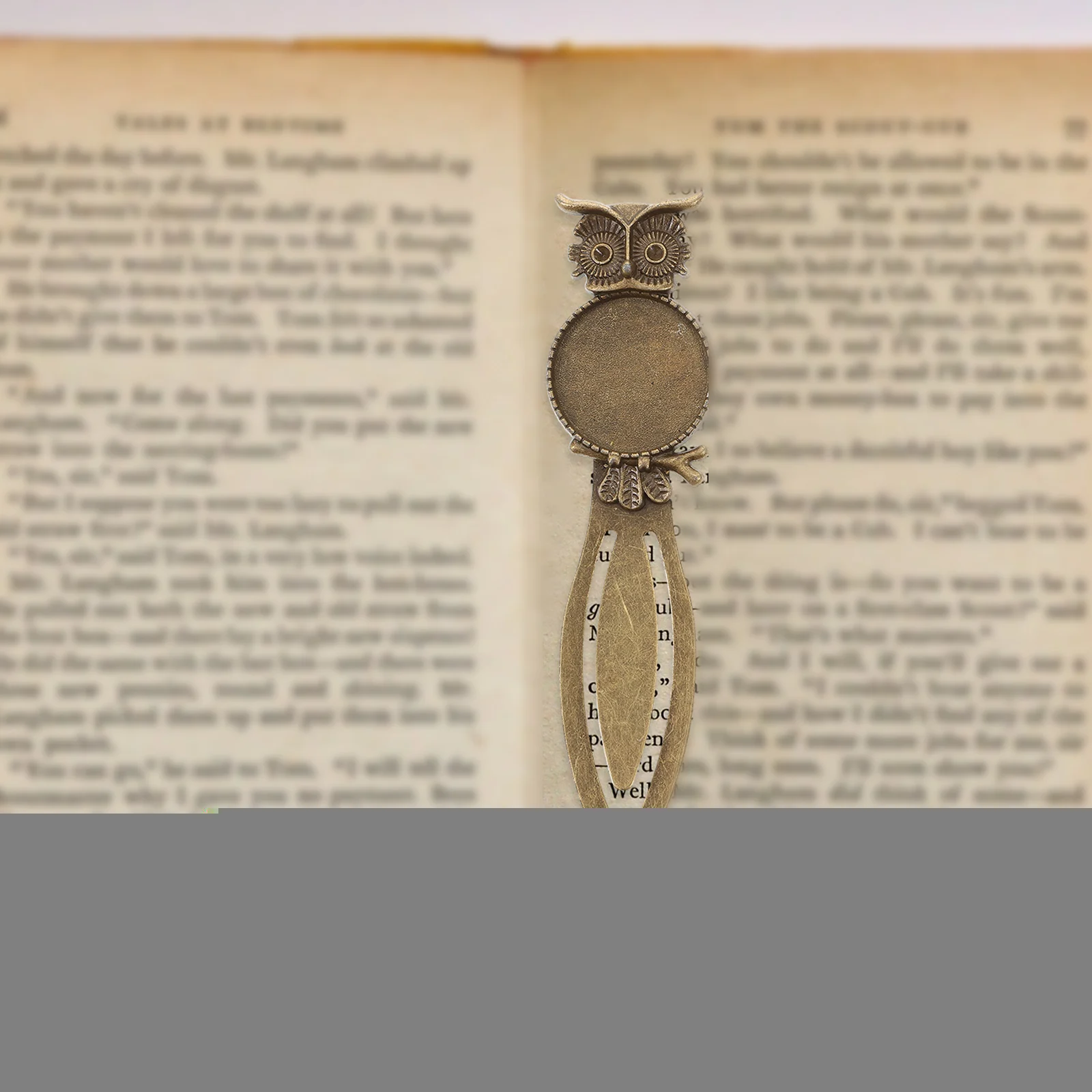 

20 Pcs Green Shape Bookmarks Creative Page Markers for Students Eco Friendly Gifts Readers Antiqued Copper