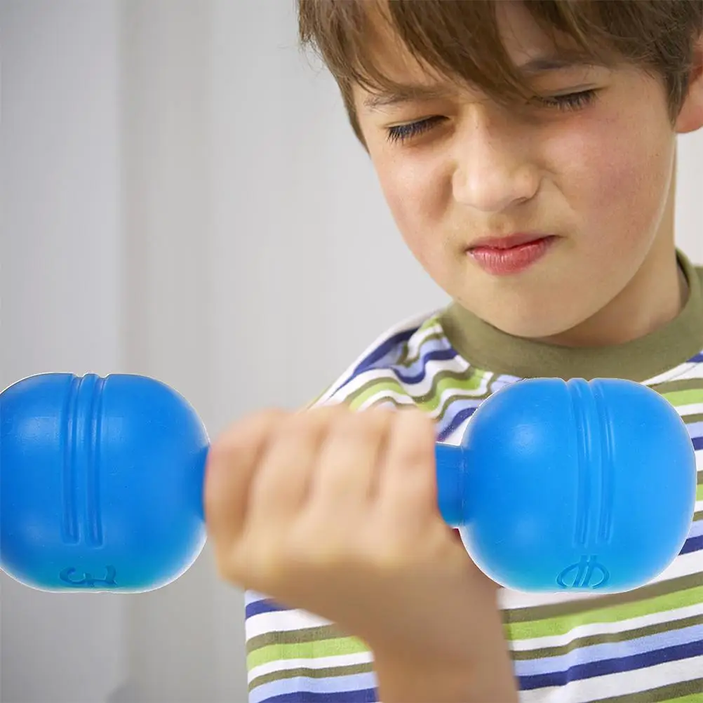 4 paires d'haltères pour enfants, équipement d'exercice pour enfants, jouets pour bébés, jeu d'haltères de gymnastique en Pvc pour tout-petits