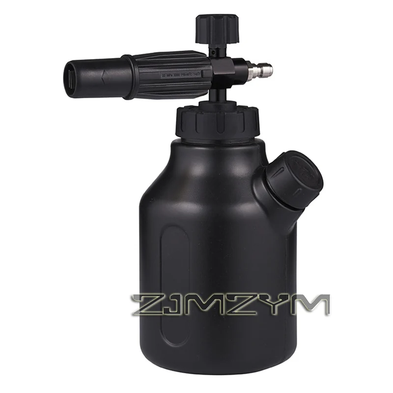 

Мойка высокого давления, 1000 мл, генератор снежной пены, пенопластовая пушка, регулируемый угол распыления, инструмент для очистки высокого давления