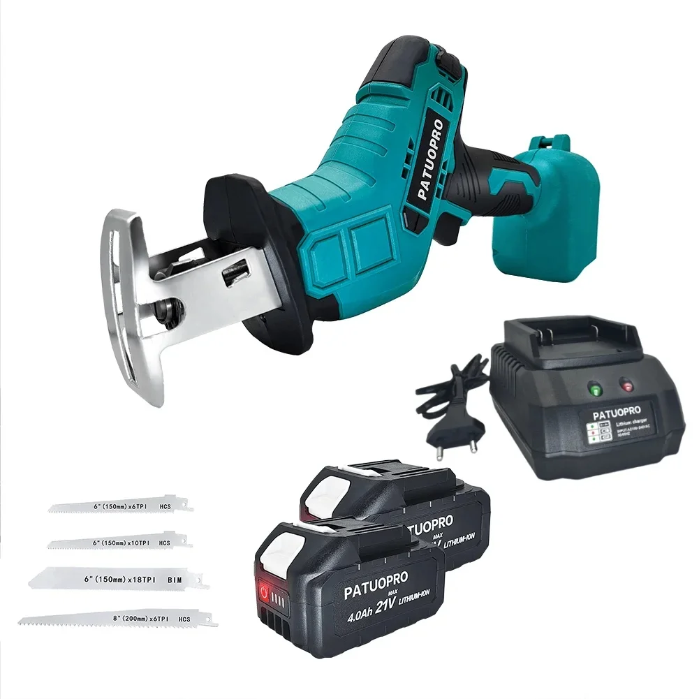 Makita-Scie alternative électrique sans fil, vitesse réglable, travail de calcul, coupe de tuyaux en PVC, outil de jardinage, batterie 18V