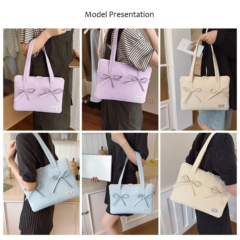 Laptop Bag 11 13 inch For Macbook Air Pro M1 M2 M3 Sleeve Cover For Xiaomi Huawei HP Dell Lenovo commuting underarm women's bag