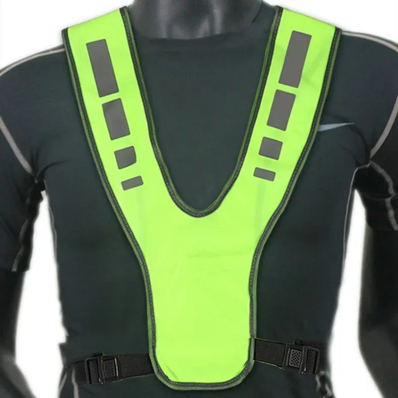 High Visibility Reflective Motorcycle Cycling Vest Night Running Safety Coat for Men Women Safety