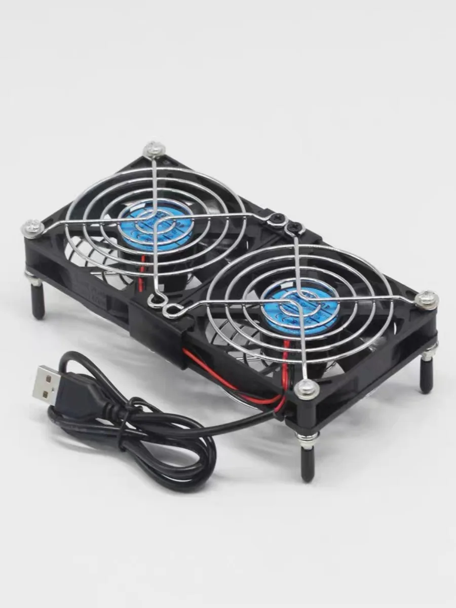 8015 8CM Dual Ball Bearing USB Cooling Fan 5V Silent Mini Router Equipment Fan For Delta Electronics