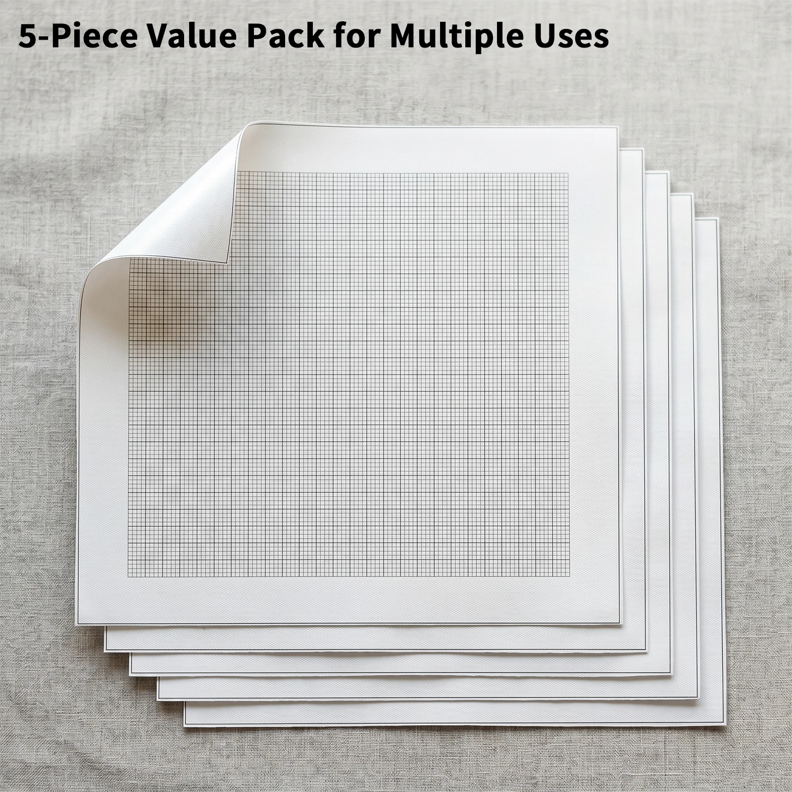 2Pcs DIY Blank Grid Diamond Painting Canvas Square Drill Diamond Painting Blank Grid Canvas for Adults Beginners Gift