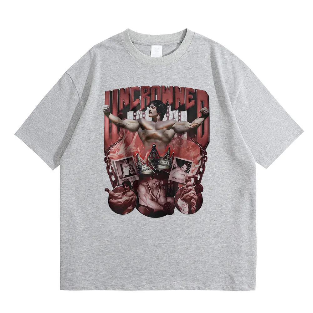 مضحك غير توج مايك Mentzer غطاء مضخة ستيرويد تي شيرت 2025 الصيف الرجال النساء الصالة الرياضية اللياقة البدنية قصيرة الأكمام القطن الخالص تي شيرت