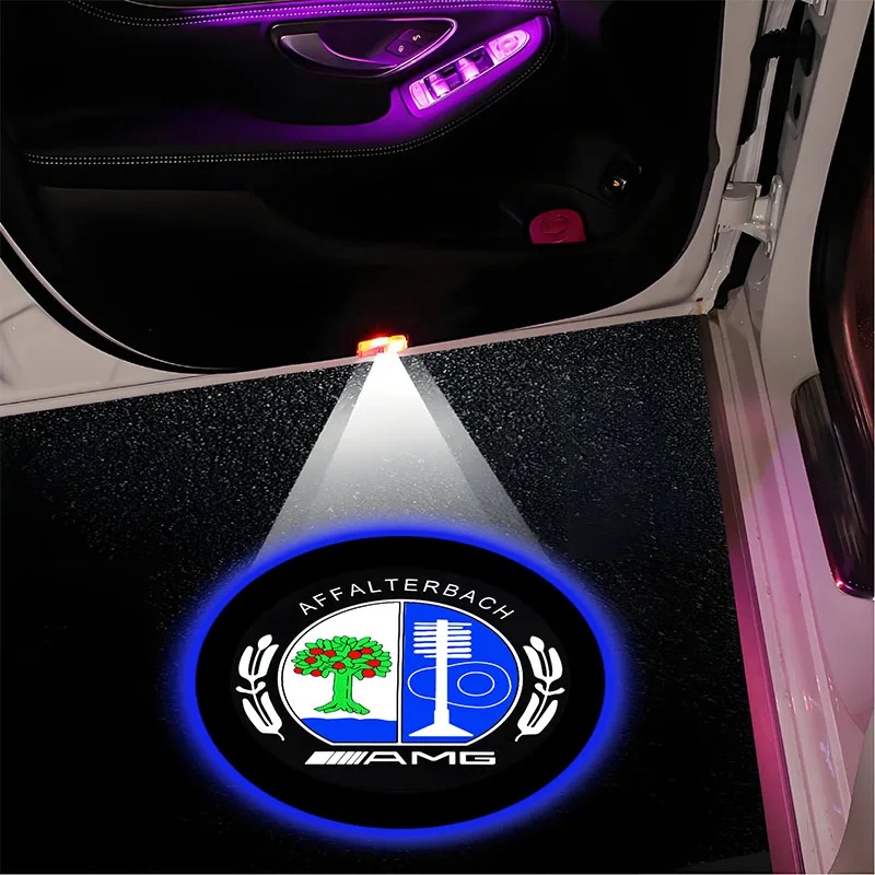 Proiettore a LED Ghost Atmosphere Logo lampada Auto Door Welcome Shadow Lights per Mercedes Benz AMG W203 W206 W220 W205 211 W212 W201