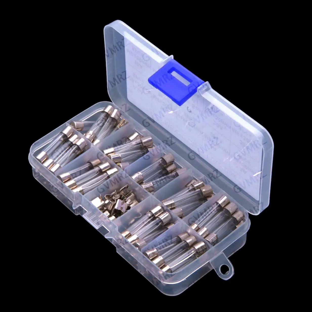 72pcs 6*30MM 0.5A 1A 2A 3A 5A Glass Fuse Tubes 250V Box 0.5A 1A 2A 3A 5A 10A 15A 20A 30A