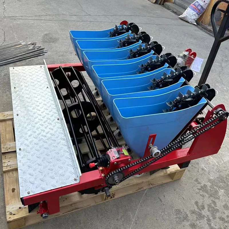 Garlic Planter, Multi-row Four-wheel Traction, Row Spacing Plant Spacing