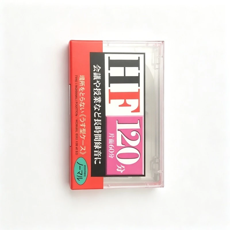 100% Original New For Sony HF 120min JP Type I Blank Cassette For Recording Duplication & Gift Voice Record