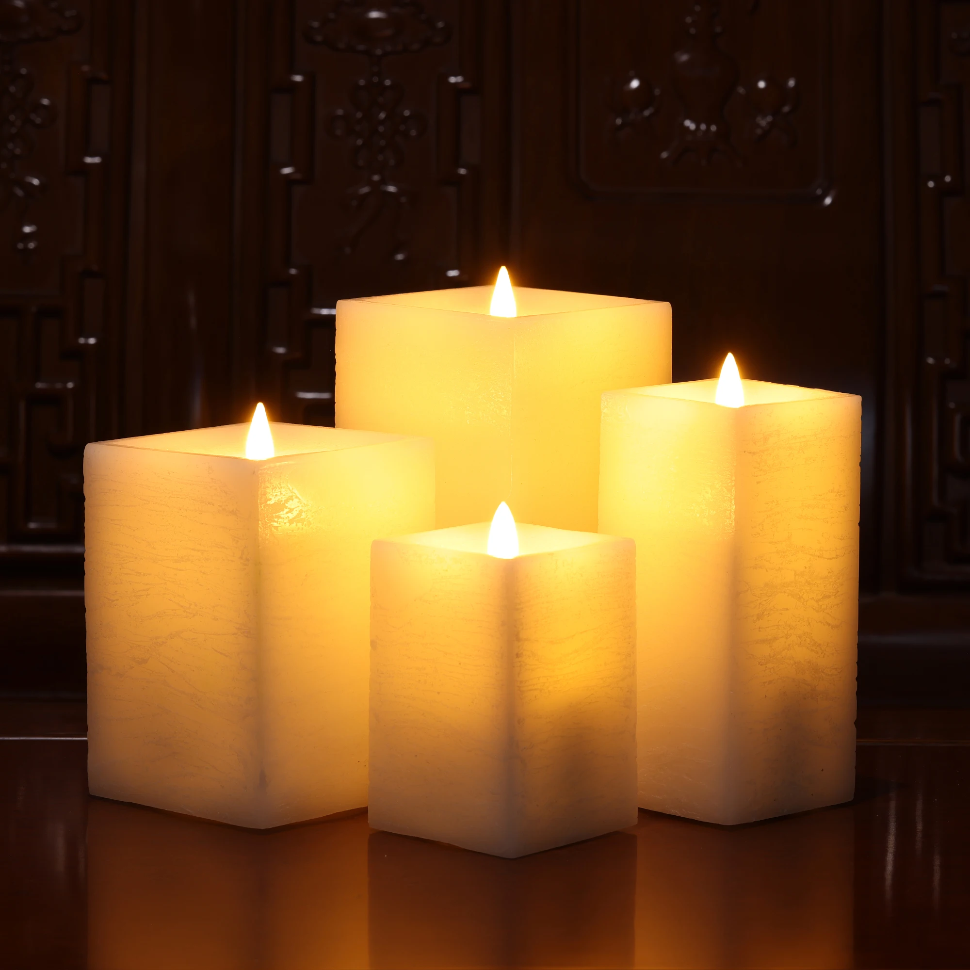 Wedding Candles Home Decoration Velas Decorativas Hogar Candle Led Candl Lamp Decoration Mariage Paraffinic Velas Led Con Pas