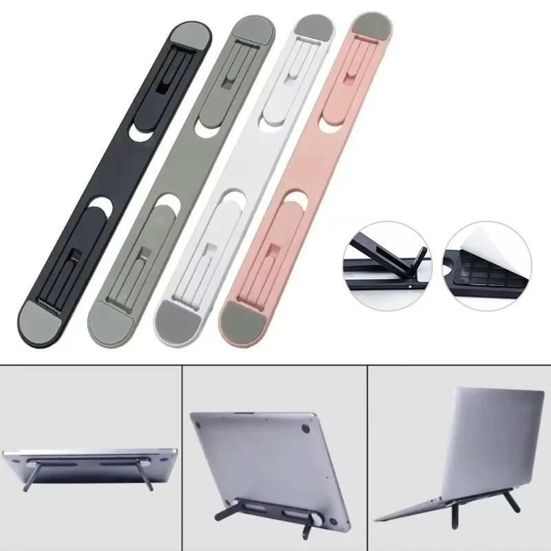Universal Laptop Holder Cooling Pad Invisible Adjustable Laptop Bracket Portable Stand For Macbook Pro 13 15 Air Lenovo Notebook