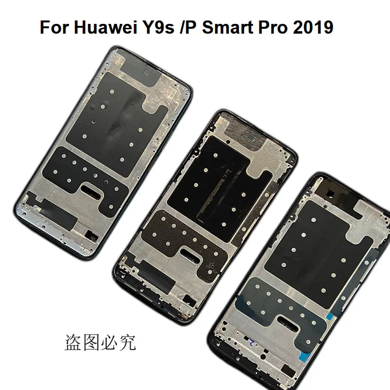 

Передняя рамка для Huawei P Smart Pro 2019, металлический корпус, задняя панель, держатель для ЖК-экрана