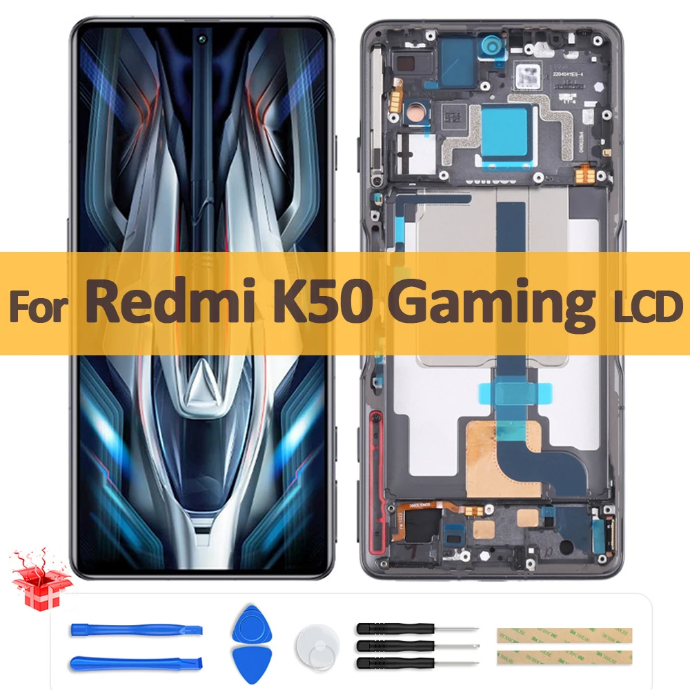 

6.67" OLED For Xiaomi Redmi k50 Game Edition LCD Display Digitizer Assembly Parts LCD Touch Screen For Redmi K50 Gaming