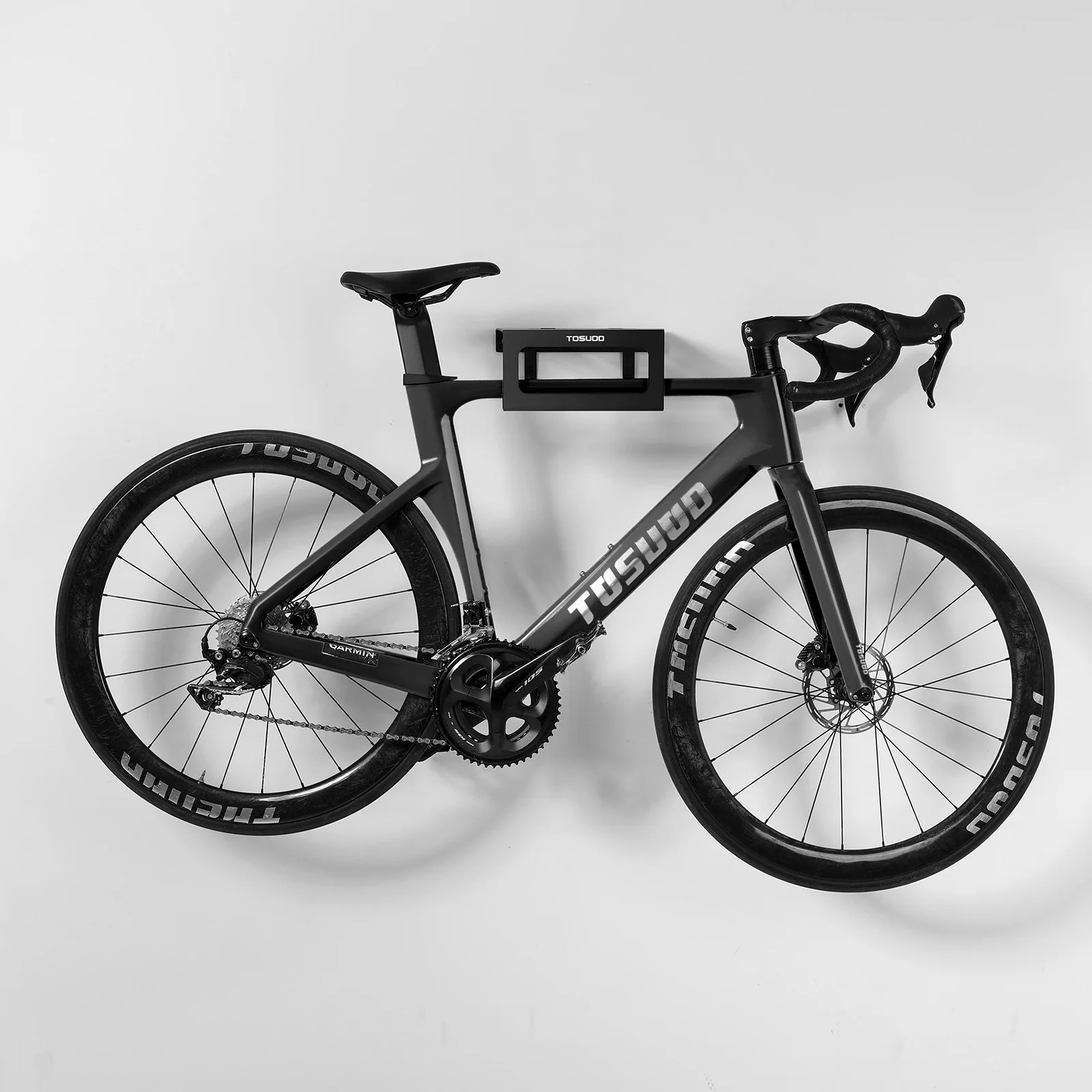 TOSUOD Fahrrad-Ausstellungsständer, wärmgerolltes Stahlmaterial, robust und praktisch für Straßen- und Mountainbike-Wandhalterung für Fahrräder – Detail 13