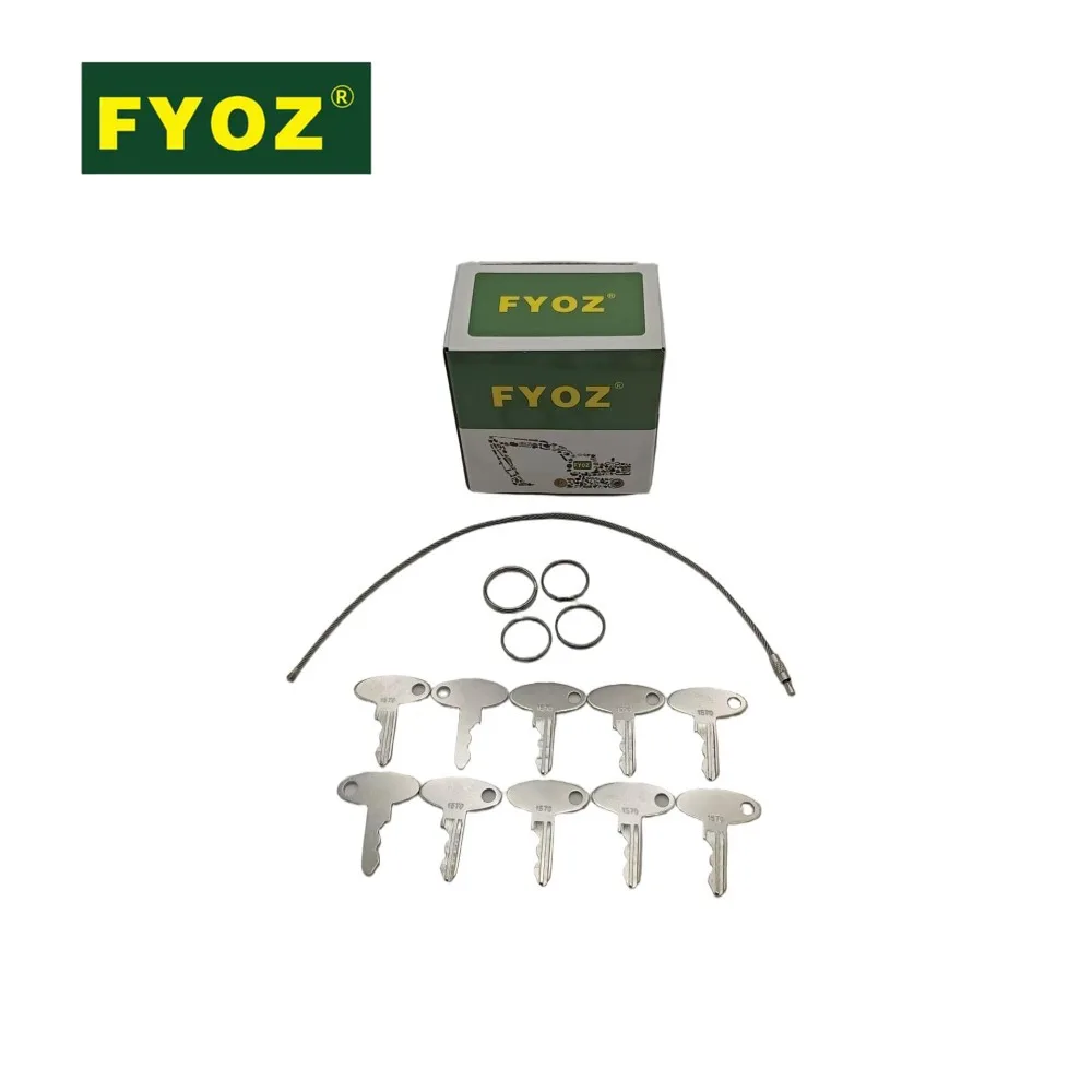 10Pcs Ignition Keys For Ford/New Holland Tractor 1210 1320 1520 1530 1620 1630 1715 1720 1725 1920 ELI80-0089 (1570) Tractor