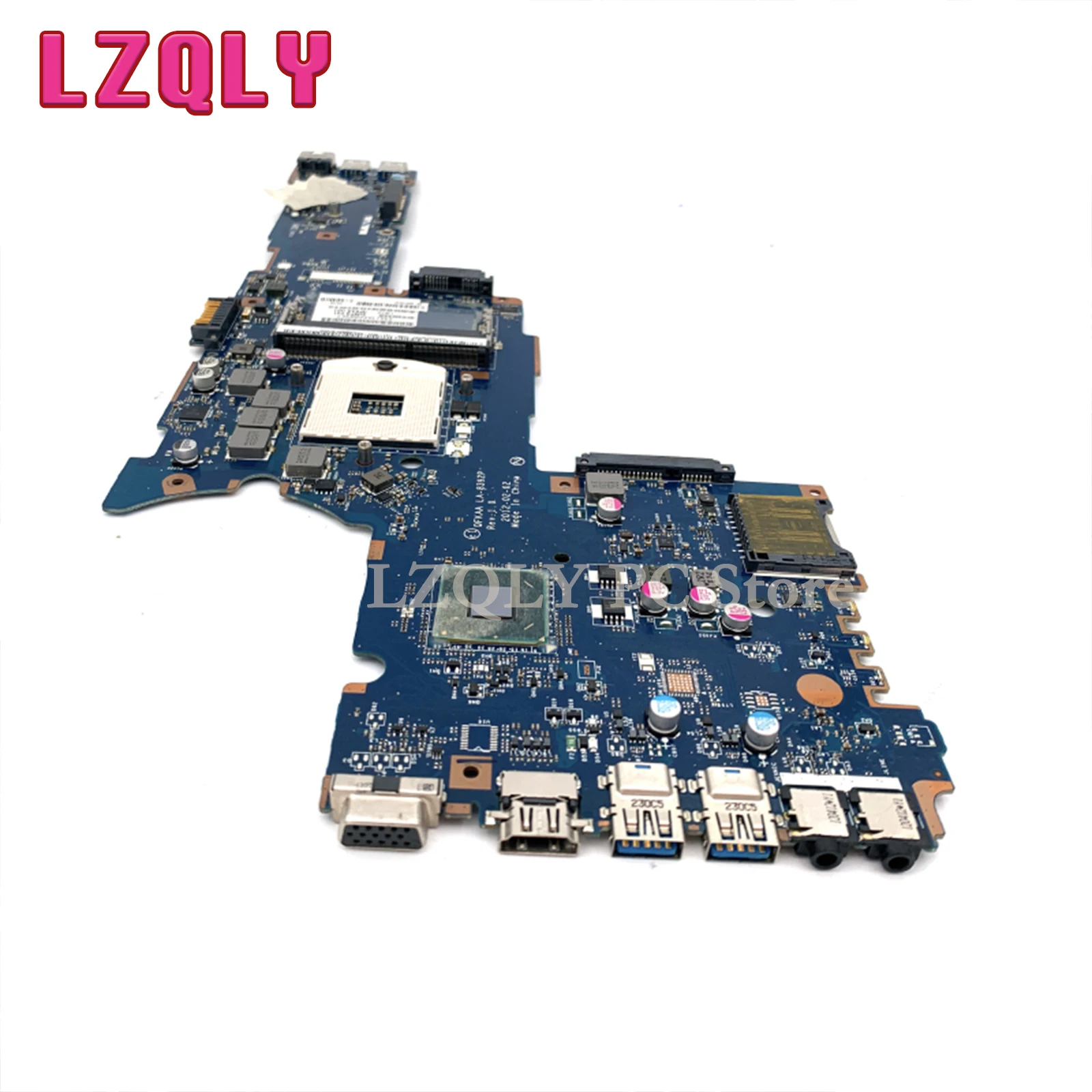 LZQLY-Placa-mãe portátil para Toshiba Satellite, teste completo, P850, P855, QFKAA, LA-8392P, K000135160, DDR3, HD4000