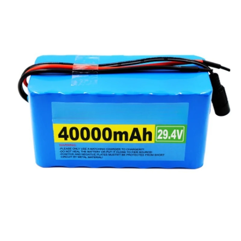 7S3P بطارية دراجة كهربائية وسكوتر 24 فولت 40000 مللي أمبير 18650 بطارية ليثيوم أيون