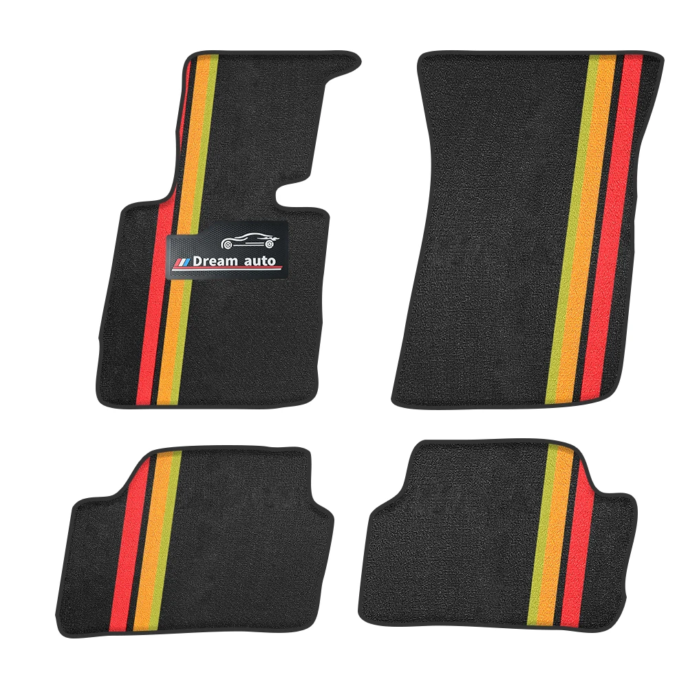 

Car Floor Mat For Bmw 1 series E81/E82/E87/E88 2004-2010 2door Waterproof Interior Protection Accessories Car Mats Full Set