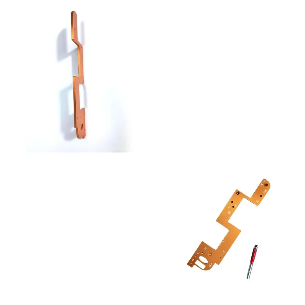 Aluminum U Shape Grooves Cutting Tool Wood Border Profiling Template For Cabinet Door Brims Trimming And Arced high quality