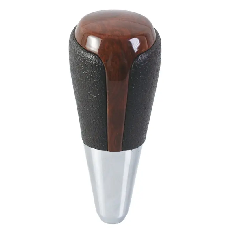AC76-Gear Shift Knob Handball For Toyota Camry Corolla Yaris RAV4 Prius C 2012-2018 Car Accessories Wood Grain