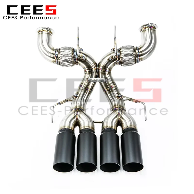 

cees High Flow Catback Exhaust Pipes Muffler for Mclaren 765LT 4.0T 2020+ Racing Car Stainless Steel Exhaust Pipe System