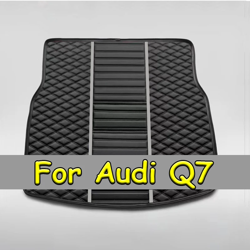 Car Trunk Mat For Audi Q7 4L 5-Seat 2006-2015 07 08 09 10 11 12 13 14 Custom Car Accessories Auto Interior Decoration