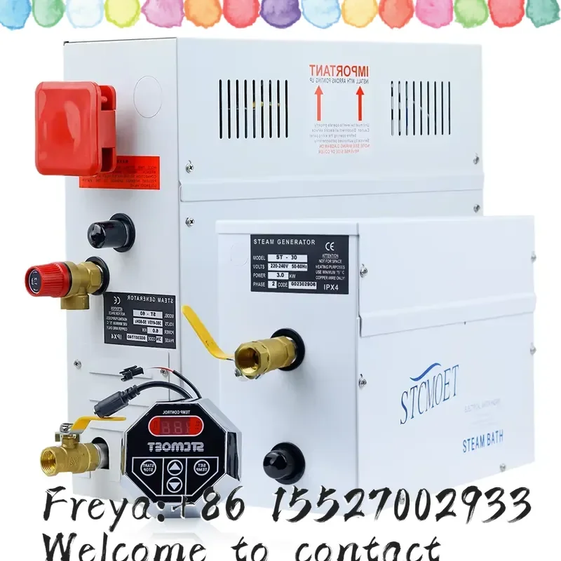 3KW/4.5KW Steam Generator Sauna Steam Bath Machine For Home Sauna Room SPA Fumigation Machine 220V/380V With Digital