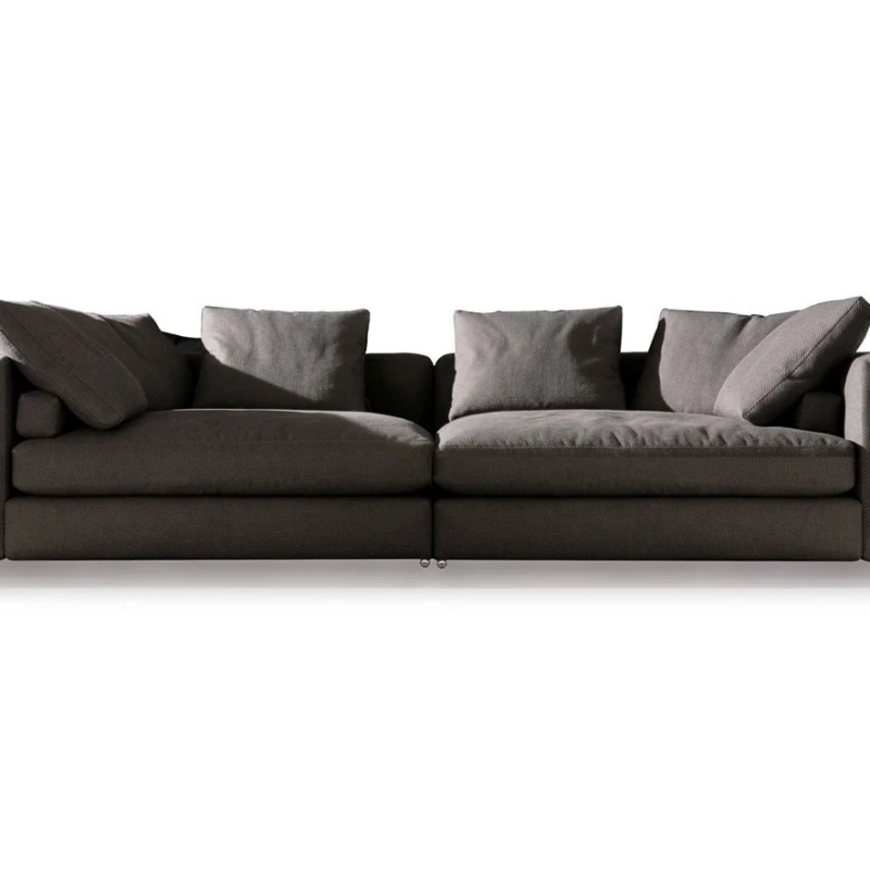 

Modern fabric sofa special-shaped light luxury living room whole decoration minimalist size apartment corner combination