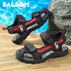 Sandali sportivi traspiranti sandali estivi per ragazzi scarpe da spiaggia Casual comode scarpe da bambino con suola morbida moda sandali antiscivolo