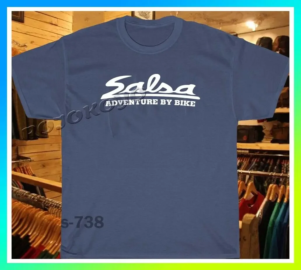 NEW Salsa Bike American Funny Logo Men TShirt SIZE S-5XL Blue Navy Red