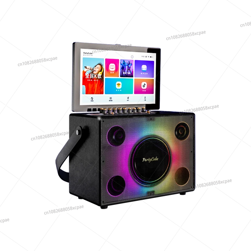 

Готовый к отправке караоке-динамик с микрофоном и беспроводной Bluetooth-колонкой, портативная караоке-система с экраном