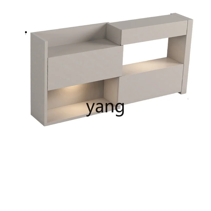1LTT retractable bedroom TV cabinet master bedroom bedside chest cabinet light luxury room locker