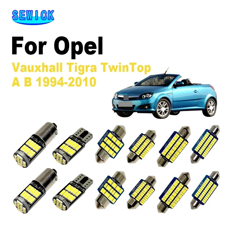 

Car Bulb Accessories For Opel Vauxhall Tigra TwinTop A B 1994-2003 2004 2005 2006 2007 2008 2009 2010 LED Interior Reading Light